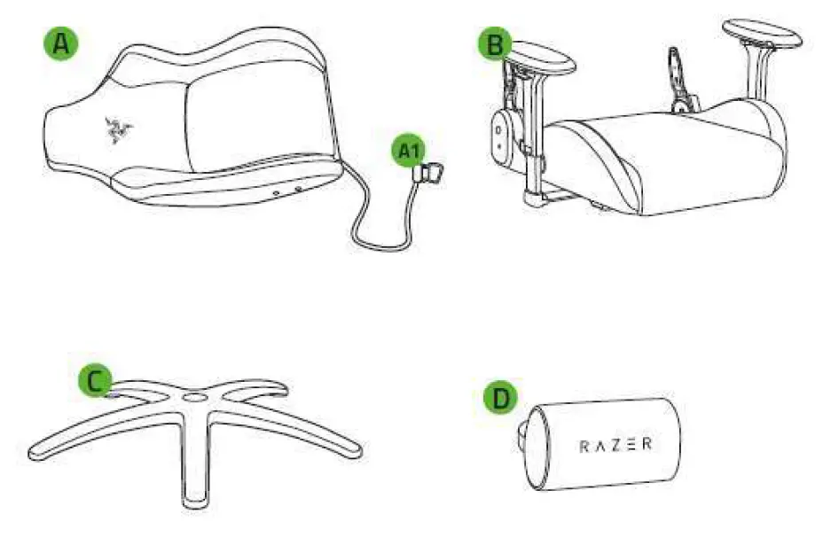 RAZER Iskur Gaming Chair 1