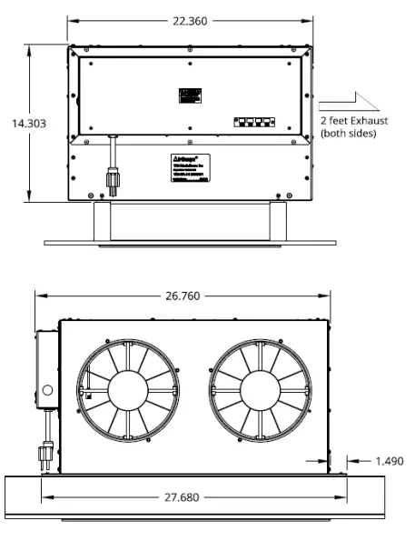 AirScape LL1700 Ventura Whole House Fan - AirScape your house