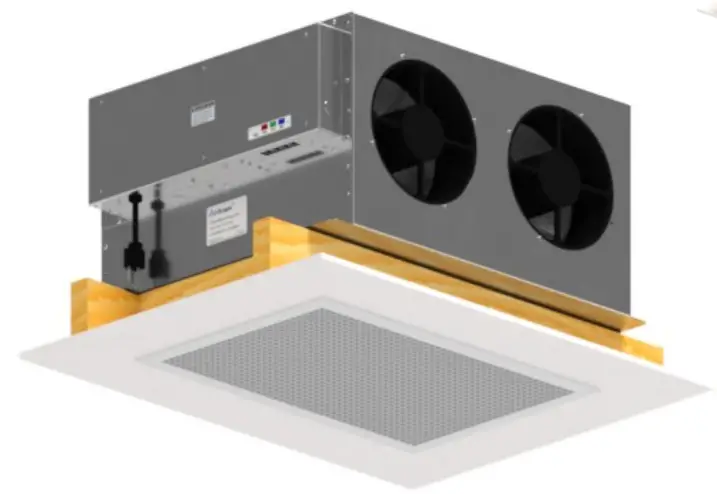 AirScape LL1700 Ventura Whole House Fan - acoustical plenum