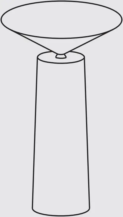 Sparks LX500 3W Cocktail LED Table Lamp in Black