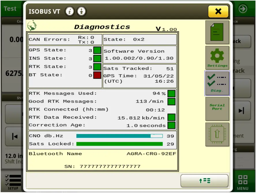 AGRA-GPS CRG-Fendt Roof Bridge - assembly 34