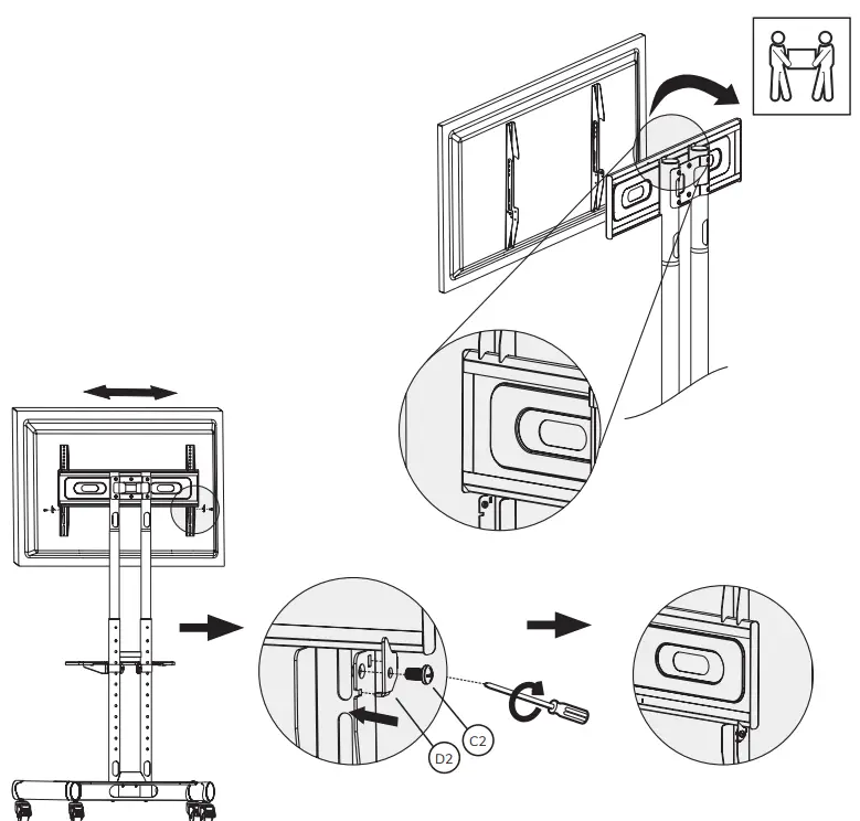 Neomounts-by-Newstar-Select-NM-M1700-Floor-Stand-Fig-11