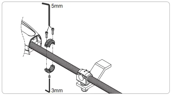 Ditec PWR50AC Automation for swing gates-Adjusting