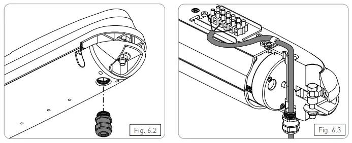 Ditec PWR50AC Automation for swing gates-Electrical
