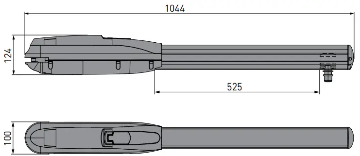 Ditec PWR50AC Automation for swing gates-Standard 2