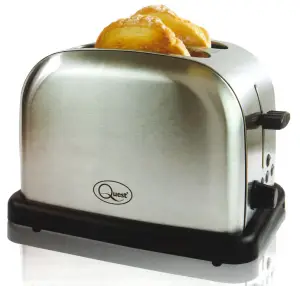 Quest 34629 2 Slice Stainless Steel Toaster