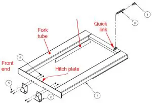Vestil TCD-FM-E Trash Can Dumpe-EXPLODED