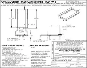 Vestil TCD-FM-E Trash Can Dumper-hazardousk