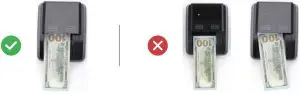 MUNBYN IMC02R Counterfeit Detector - Banknote Insertion