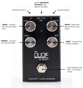 J ROCKETT AUDIO DESIGNS 462813 The Dude V2 Overdrive