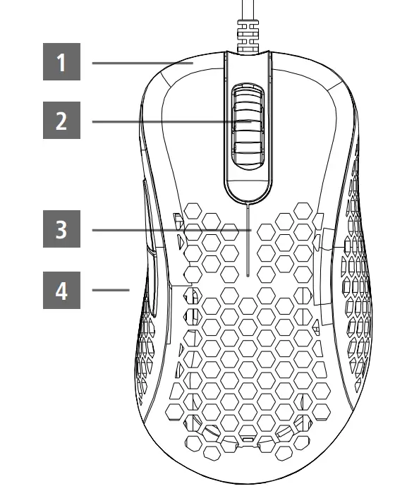 hama 00 186054 Reaper 500 Gaming Mouse - FIGURE 2