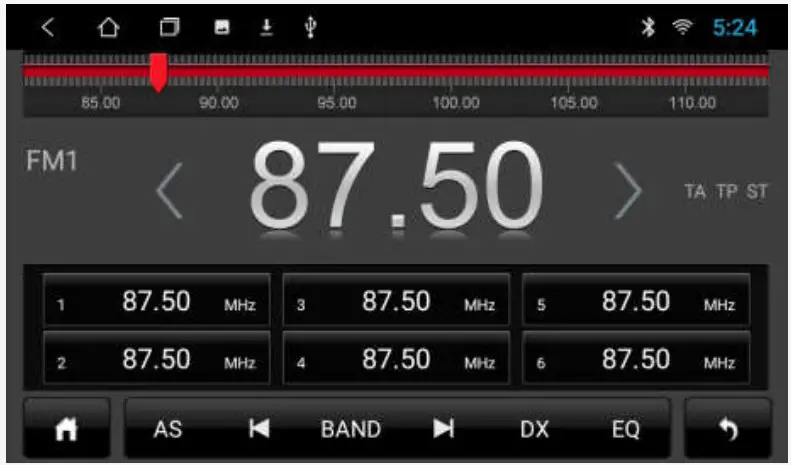 AINAVI T3 Car Video Display - Radio function