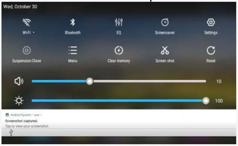 AINAVI T3 Car Video Display - Status Bar
