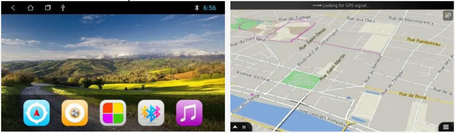 AINAVI T3 Car Video Display - maps