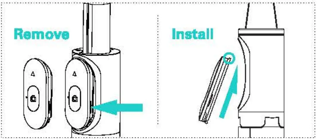 Polaroid PSS0417 Bluetooth Selfie Stick with 6 Inch Ring Light and Tripod - cONTROL Panel Box