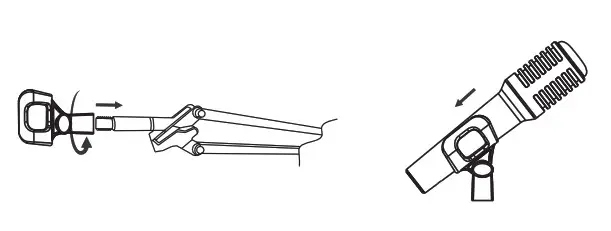 TAKSTAR PCM-5600 Professional Recording Microphone- clamp as shown