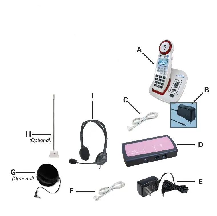 clarity XLC3.4+HF Cordless Phone FIG 3