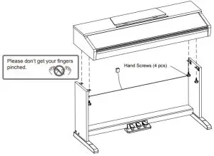 Roland RP30 Digital Piano - Pedal box 3