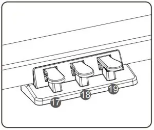 Roland RP30 Digital Piano - Soft Pedal