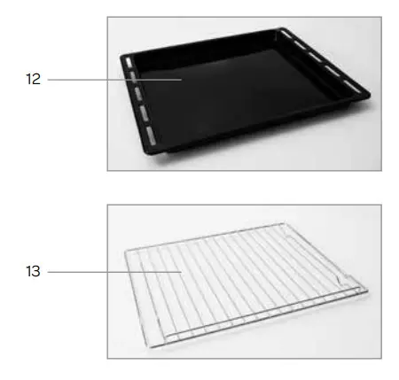 INVENTUM IOH6070RK Inbouw Oven - appliance description 1
