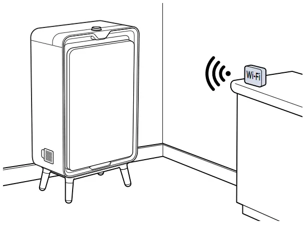 BISSELL 2847 Series air320MAX Smart Air Purifier - during