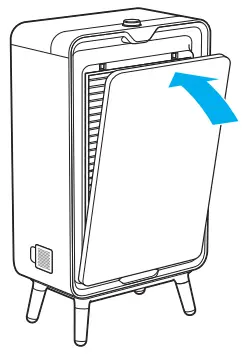 BISSELL 2847 Series air320MAX Smart Air Purifier - fabric front