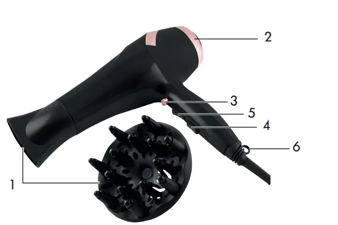 emerio HD-105697.2 Hair Dryer fig1