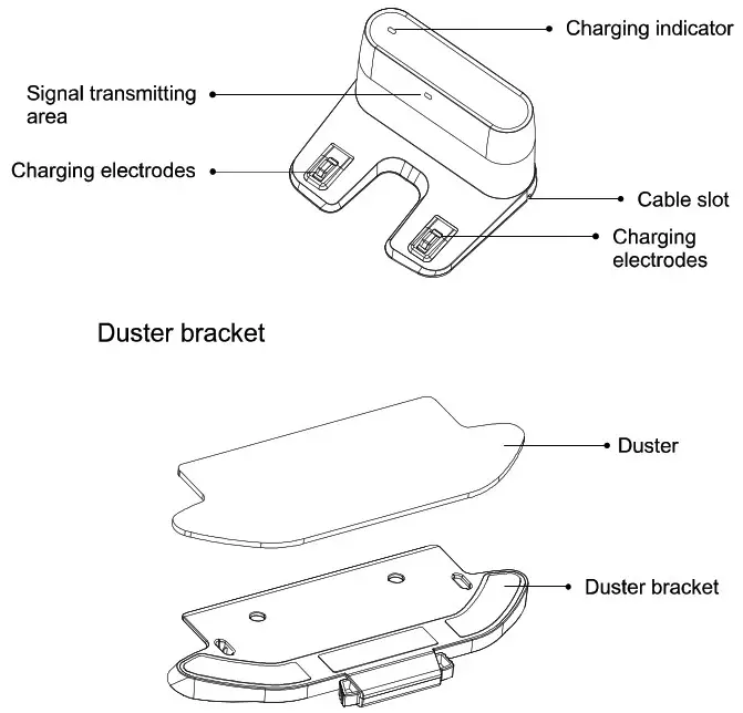 RedKey 3Y16X2 Robot Vacuum Cleaner - Charging dock