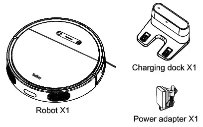 RedKey 3Y16X2 Robot Vacuum Cleaner - Product installation