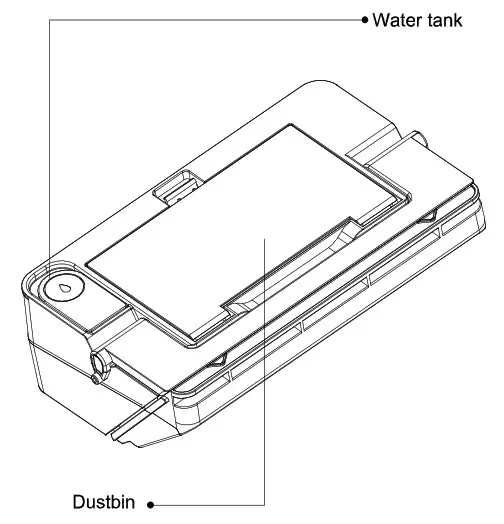 RedKey 3Y16X2 Robot Vacuum Cleaner - water tank