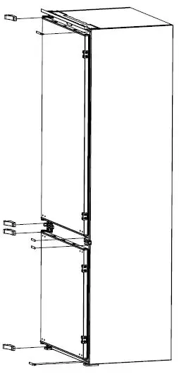 beko BCSE400E40SN Built-In Refrigerator FIG-3