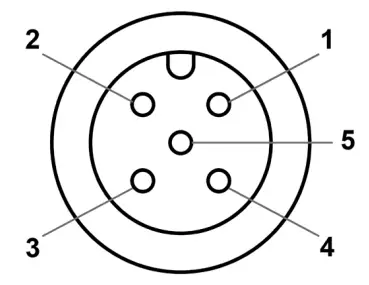 Micro-C M12 5 poles plug