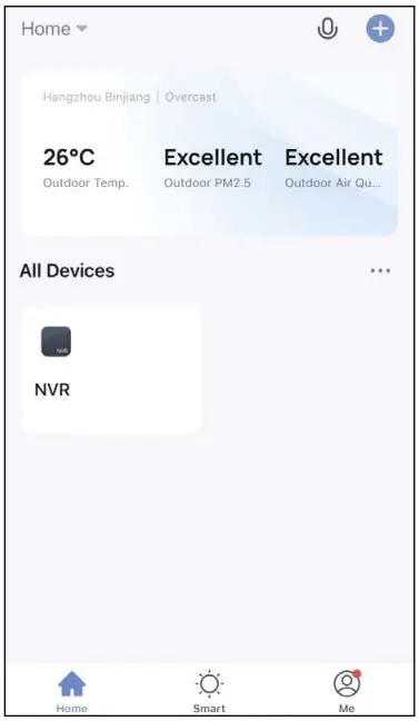 MEARI IView 104W T Network Video Recorder WiFi Kit User Guide - In NVR interface