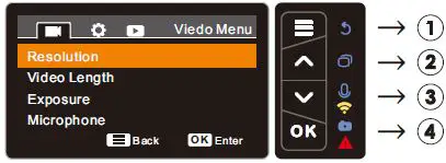 MASIGO X5003 Front and Rear Dual Channel Dash Camera Fig3