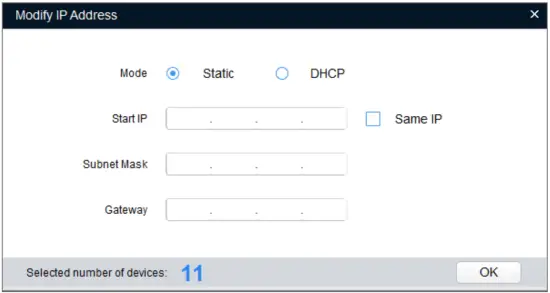 Device IP Address