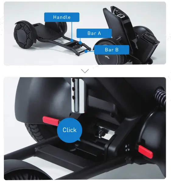 WHILL C2 Portable Electric Wheelchair - procedure
