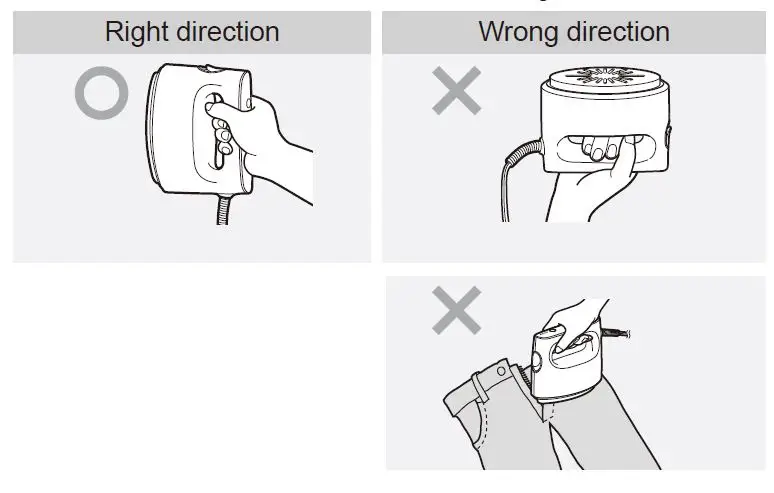 Panasonic-NI-FS770- 950W-Mini-Garment-Steamer-Iron-fig-5