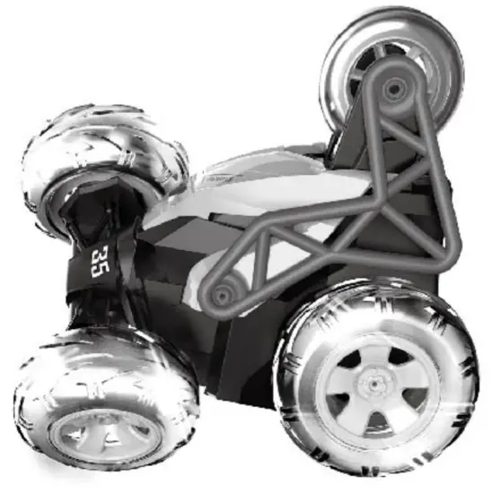 MKB 5588 610 Climbing RC Cars 27MHz 4CH Stunt Car -