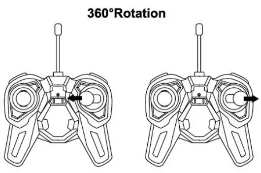 MKB 5588 610 Climbing RC Cars 27MHz 4CH Stunt Car - 4