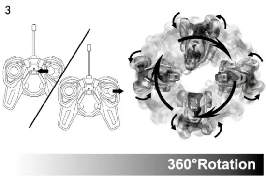MKB 5588 610 Climbing RC Cars 27MHz 4CH Stunt Car - 8