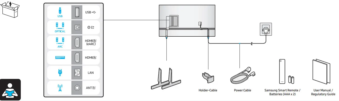 SAMSUNG UN43AU8 43 Inch Classic Crystal UHD Smart TV - Fig 2