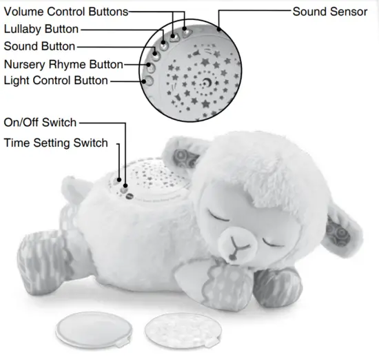 vtech 550503 3 in 1 Starry Skies Sheep Soother - fig4