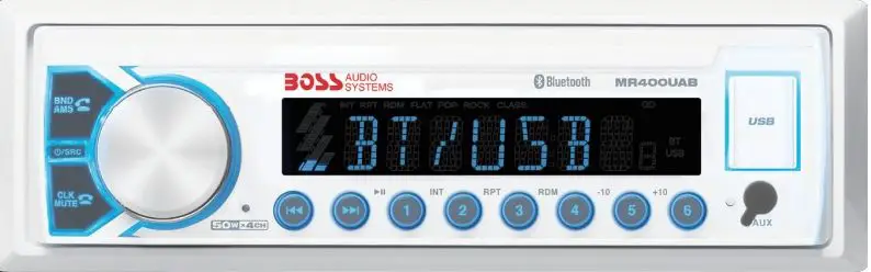 BOSS MP3-Compatible Digital Media AM FM Receiver2