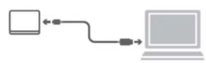 TOSHIBA HDTB410XK3AA Canvio Basics Portable Hard Drive User Manual - Connecting the drive to your computer