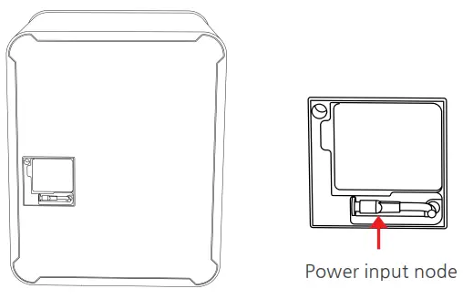 Connecting DC adaptor