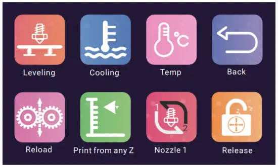 TENLOG TL D5 Idex 3D Printer - Touch Screen 2