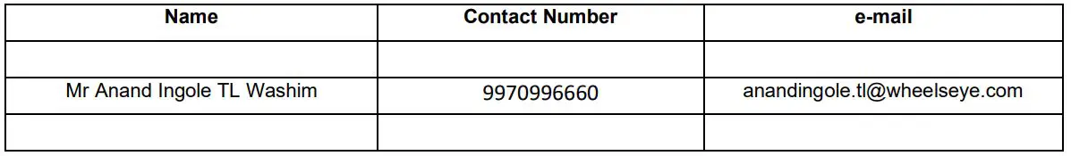 WHEELSEYE GPS Enabled Fleet Management System - Contact Details
