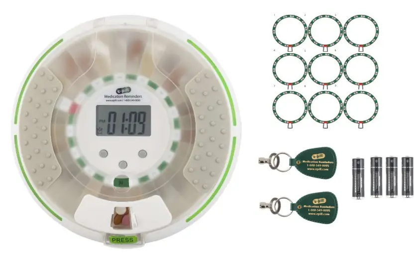 e pill 995040 Voice Locked Automatic Pill Dispenser