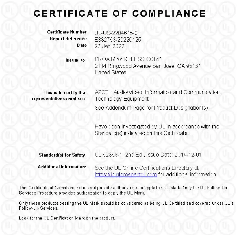 proxim MP-1045-CPE Edge Multipoint and Quickbridge 2