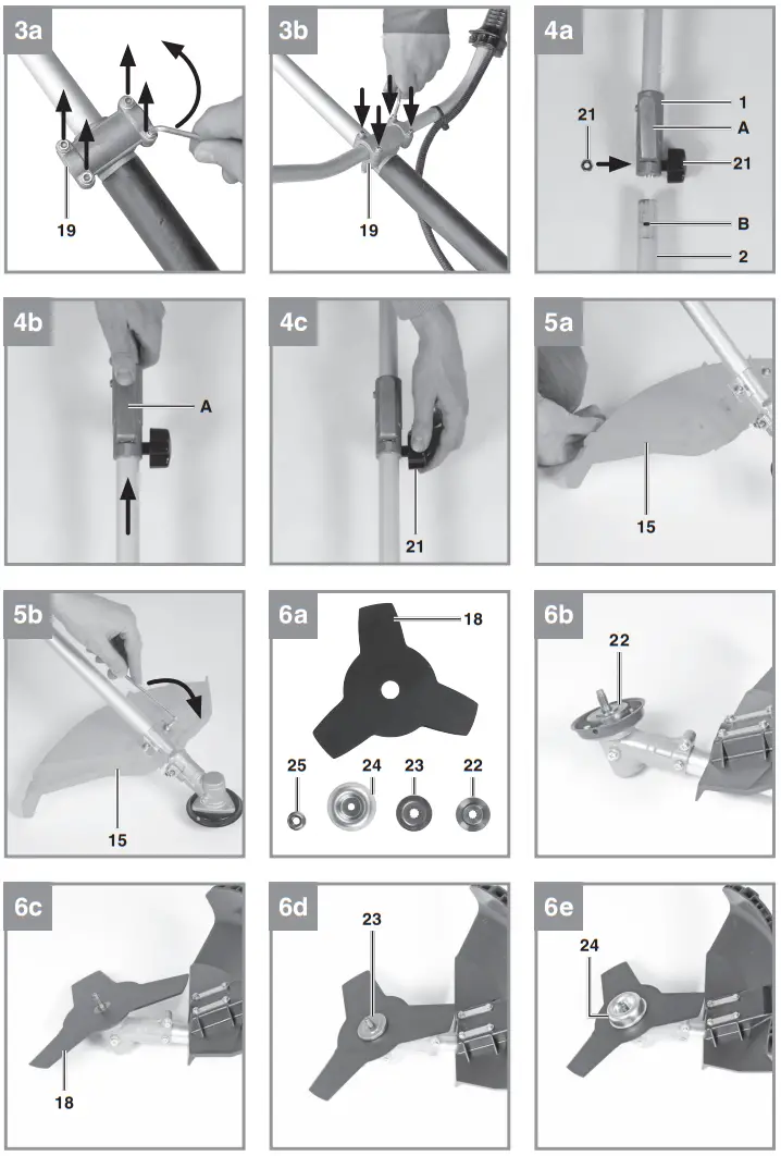 Einhell GC BC 36 4 S Petrol Power Scythe - 1